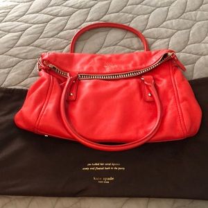 Kate spade New York fold over slouch handbag